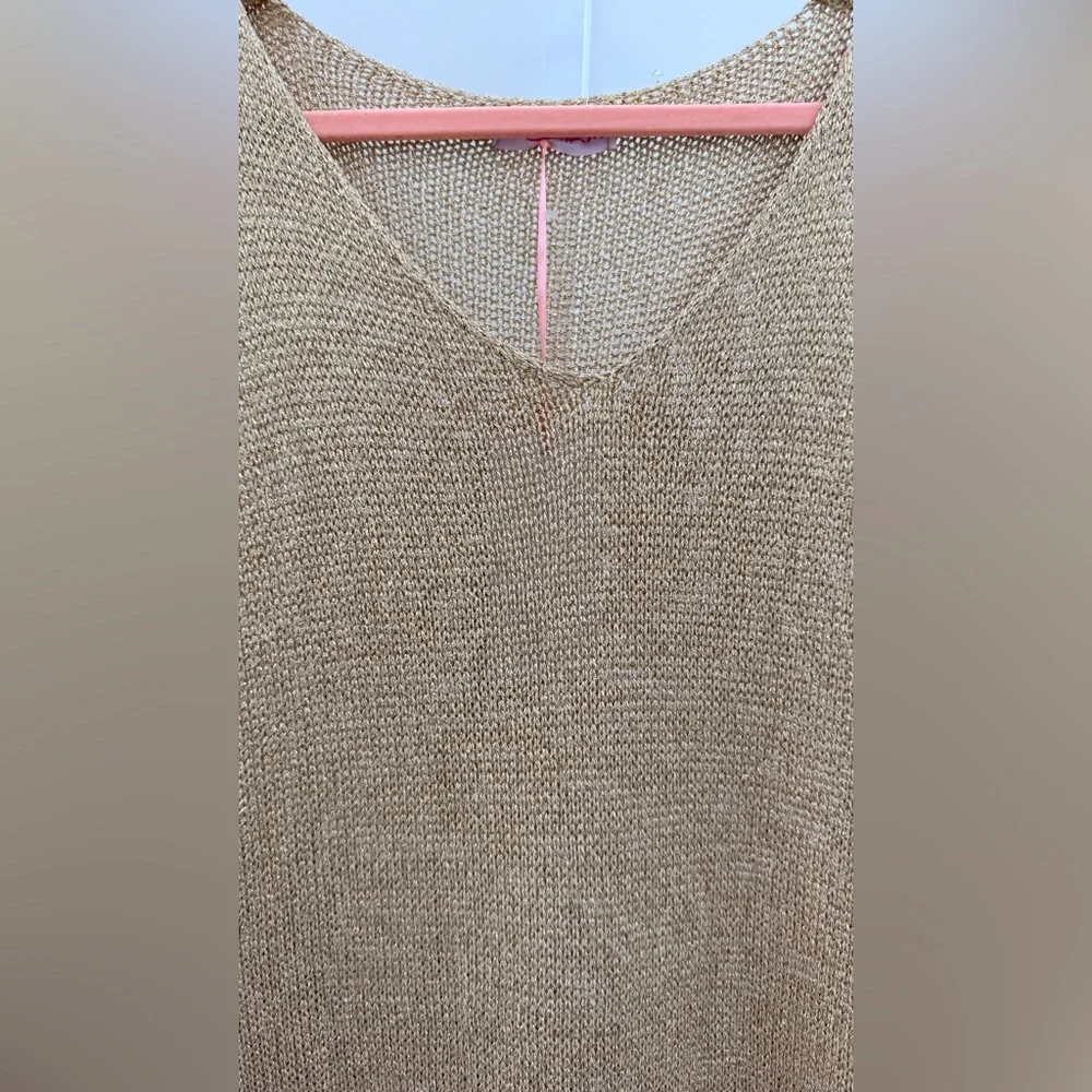 Chic Gold Yunik Size Med - Lg Casual dress brand new - Picture 6 of 7